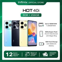 Infinix Hot 40i 8GB/256GB - 50MP+AI Lens