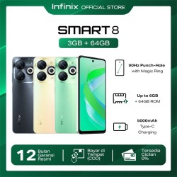 Infinix Smart 8 3GB/64GB - 6.6" Magic Ring - 5000 mAh