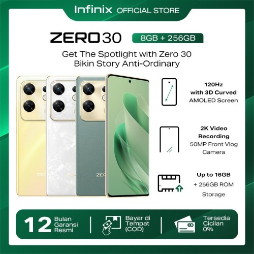 Infinix Zero 30 4G 8GB/256GB - 6.78” FHD 120Hz - 108MP