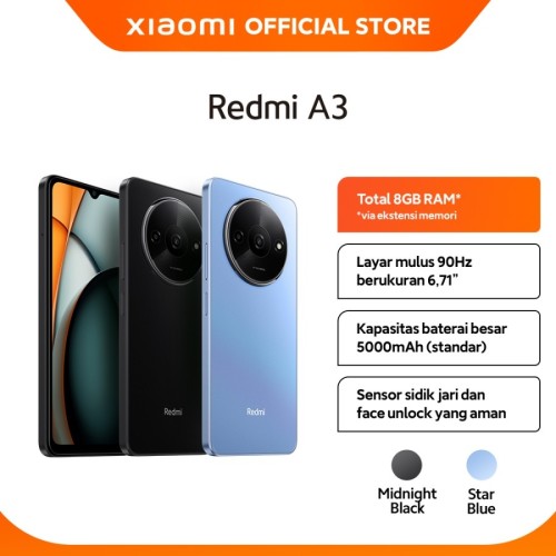 Official Redmi A3 | 4GB/128GB | 90 Hz 6.71" 5000 mAH